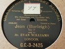 EVAN WILLIAMS JEAN GRAMOPHONE CONCERT G.C.3-2425