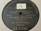 EVAN WILLIAMS ACUSHLA MACHREE GRAMOPHONE CONCERT G.C.3-2763
