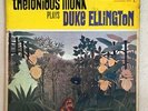 THELONIOUS MONK Plays Duke Ellington vinyl jazz record Riverside RLP 12-201 MONO