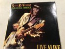 STEVIE RAY VAUGHAN AND DOUBLE TROUBLE LIVE ALIVE EPIC 2 LP 1986 EXCELLENT