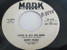 BARRY FRANK - Love is All We Need / Ever-Changing World RARE 50's POP VOCAL 7