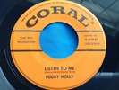 rockabilly 45 : Buddy Holly   I'm gonna Love You Too   Listen To Me   Coral