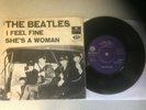 BEATLES..I FEEL FINE.. RARE DENMARK ISSUE PARLOPHONE LABEL R 5200