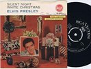 ELVIS PRESLEY Silent Night b/w White Christmas danish 45PS 1961