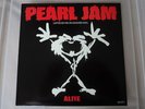 PEARL JAM, ALIVE, NEAR MINT ORIGINAL 1991 UK 7'' LIMITED WHITE VINYL