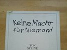 Ton Steine Scherben - Keine Macht für Niemand - First Press 1972 mit Beilagen