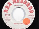 Funk/Modern Soul 45 EXIT Blow It Out I Wanna Be Close To You REX VG+ promo HEAR