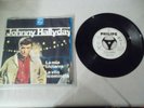 RARE VINYLE 45 T JOHNNY HALLYDAY LA VITA RICOMINCIA / LA MIA CHITARRA ITALIE