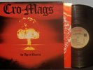 CRO-MAGS 1986 HARDCORE PUNK, CROSSOVER THRASH VINYL LP AGE OF QUARREL VG+