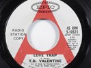 Northern Soul 45 T.D. VALENTINE Love Trap EPIC promo HEAR