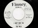 NORTHERN SOUL-TICO MILLS-VINNEY 1311-I DON'T NEED YOU/ALL THAT'S GOOD