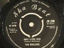 Rare The Wailers And I Love Her  Original Uk 45' Ska Beat 1966