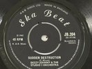 Rare Dizzy Johnson Sudden Destruction Original  45' Ska Beat 1965