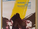 THE POLICE - poster Rochester 1983 framed Synchronicity live concert tour Sting