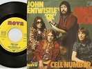JOHN ENTWISTLES OX MAD DOG & CELL NUMBER 7 GERMAN 45+PS 1975 MOD THE WHO THE OX