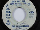 Northern Soul Funk 45 AMBASSADORS Ain't Got The Love Of One Girl ARCTIC HEAR