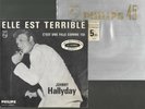 45 t juke box  encart original 373 080 JOHNNY HALLYDAY elle est terrible