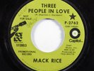 Funk 45 MACK RICE Three People In Love CAPITOL promo HEAR
