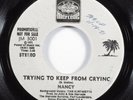 Funk Psych 45 NANCY Trying To Keep From Crying MERCEDE promo HEAR