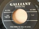Little Jimmy Ray - You Need To Fall In Love - Galliant Records 1001