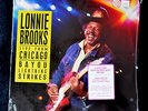 LONNIE BROOKS-LIVE FROM CHICAGO BAYOU LIGHTNING STRIKES-SEALED LP & SIGNED ITEMS