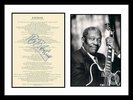 VERY COOL - BB KING - BLUES LEGEND - ORIGINAL HAND SIGNED AUTOGRAPH