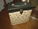 Vintage 45 RPM Record Two-Tone Carrying Case Late 1950s Beauty