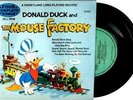 1972 DISNEYLAND RECORD DONALD DUCK & THE MOUSE FACTORY 7