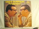 LP - VINCE GUARALDI - IN PERSON - MONO  -  DG - MAROON LABEL - NM