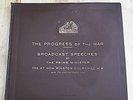 HMV C.3198 - C.3204 Winston Churchill Speech Set Volume 1 78 RPM Records Rare
