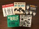 RARE ORIGINAL-THE BEATLES-5 45 PICTURE SLEEVES-NICE COLLECTION (VG+ TO M-)