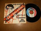 LES BALADINS - UNE FILLE DU TONNERRE - MALAGAN  / LISTEN -  TEEN ROCK YEYE