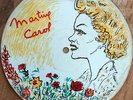 MARTINE CAROL RARE carton PICTURE DISC Bonne Année 1956 Ducretet Thomson