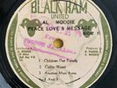 AL MOODIE - PEACE, LOVE & MESSAGE - BLACK RAM ( VERY RARE ROOTS LP ) BLACK ARK