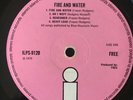 FREE Fire And Water UK 1st PRESS PINK i A1/B1 ISLAND 1970 LP