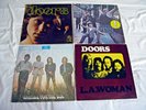 THE DOORS - 4 x Vinyl LPs WAITING FOR THE SUN/DOORS/STRANGE DAYS/L.A. WOMAN VG