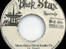 Jah Devon MOVE OUT A DREAD LOCKS CO Black Stax BLISTERING DUB 45