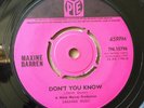 Maxine Darren, Don’t You Know, Pye 1965 UK 7