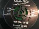 Gloria Jones Tainted Love Champion Records Rare Northern Soul Vinyl Record