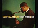 VINYL LP Sonny Rollins - Brass / Trio stereo 1959 VERVE PRESSING VG++