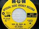 THE MODELS girl group psych 45 M-G-M Promo BEND ME SHAPE ME plays vg++ JF112
