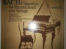 J.S.BACH COMPLETE CONCERTOS HARPSICHORD AND STRINGS 3 DISK VINYL LP BOX SET MINT