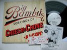 ULTRASONIC CLEAN Cheech and Chong big bambu Rolling Paper + SIGNED TICKET VG+ LP