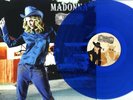 MADONNA - WELCOME TO THE PARTY BRIXTON ACADEMY BLUE VINYL LP + STICKER SET MINT