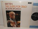 SXL 6393 Britten The Suites For Cello Mstislav Rostropovich ED3 WB