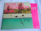GAZ COOMBES - WORLD'S STRONGEST MAN - SIGNED  VINYL LP HF012LPI
