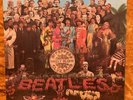 THE BEATLES - Sgt Peppers COMPLETE UK 1st Press STEREO WIDESPINE LP w/ NM- Disc