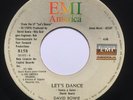 DAVID BOWIE - Lets Dance / Cat People - RARE GUATEMALA 45