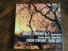 2 LP  Decca SET 325/26 Mahler sym no 2 Resurrection Solti  Wide band label WB UK