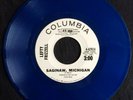 Lefty Frizzell, Columbia 42924, Saginaw, Michigan on both sides, BLUE WAX